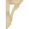 Ekena Millwork Merced Slat Rough Sawn Bracket w/ Offset Brace, Douglas Fir, 6"W x 18"D x 30"H BKT0604X18X30MRC06RDF - alternate 3